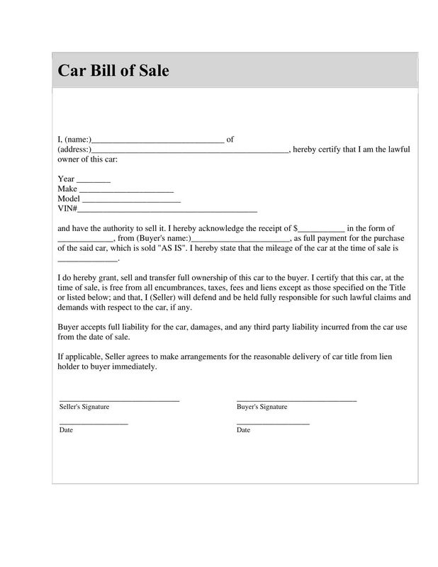 Exactly how To Compose a Bill of Sale for a Trailer?